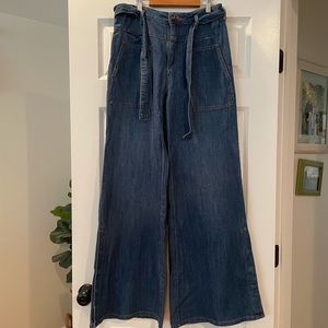 anthropologie pilcro wide leg jeans